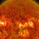 Fulguraciones solares captadas en 2014.